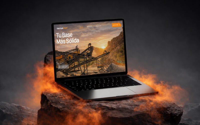 Sitio web Triturart diseñado por Laura Betancur - Diseñadora web Medellín